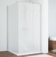 Душевой уголок Vegas Glass AFP-Fis 100 07 10 R профиль матовый хром, стекло сатин