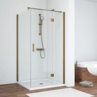Душевой уголок Vegas Glass AFP-Fis TUR NOVO h1890 120*100 05 crystalvision R профиль бронза, стекло crystalvision