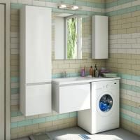 Мебель для ванной Эстет Dallas Luxe 115 подвесная, 1 ящик, под стиральную машину