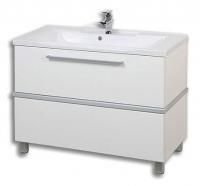 Тумба под раковину Aquaton Турин 100 с серебристой панелью