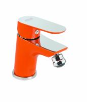 Смеситель для биде Fiore Kevon Chic 81OX8130, хром/оранжевый