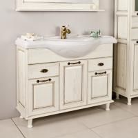 Тумба под раковину Aquaton Жерона 105 белое золото