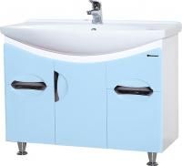Тумба под раковину Bellezza Лагуна 85 голубая