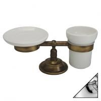 Мыльница Migliore Mirella ML.MRL-M067.CR и стакан, хром