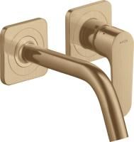 Смеситель для раковины Axor Citterio M 34113140 шлифованная бронза