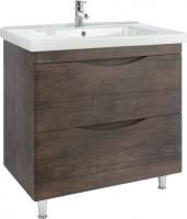 Тумба под раковину Bellezza Санриса 80 напольная, орех