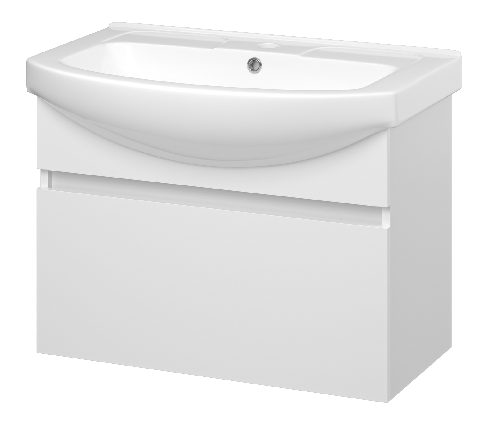 Тумба с раковиной Misty Монро 75 подвесная