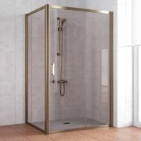 Душевой уголок Vegas Glass ZP+ZPV 130*90 05 05 профиль бронза, стекло бронза