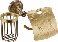 Держатель туалетной бумаги Zorg Antic AZR 20 BR с держателем освежителя воздуха