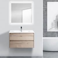 Мебель для ванной BelBagno Kraft 90 rovere galifax bianco