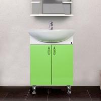 Тумба с раковиной Orange Кларис 55 салатовая