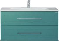 Тумба под раковину Misty Марта 100 подвесная бирюзовая
