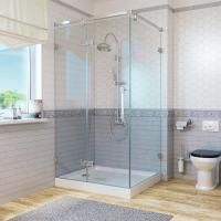 Душевой уголок Vegas Glass AFP-Fis DYNASTY 110 08 crystalvision L профиль глянцевый хром, стекло crystalvision