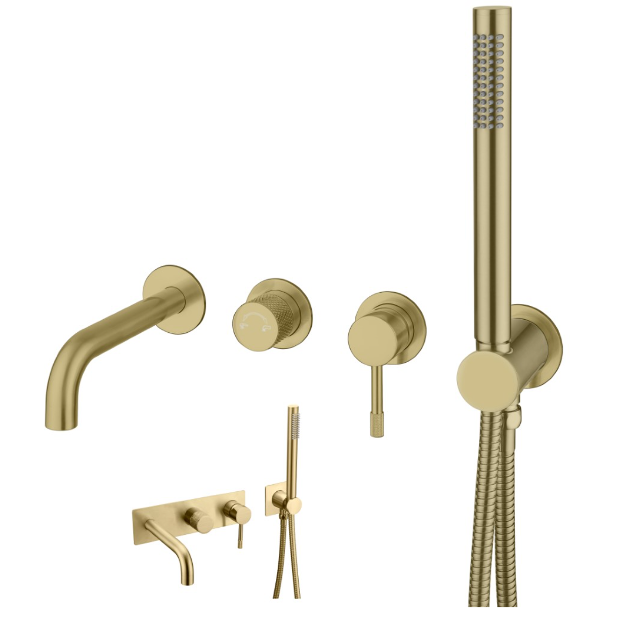 Смеситель для ванны Boheme Uno 464-3-MG