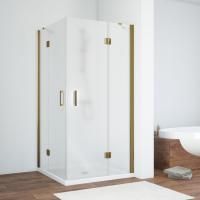 Душевой уголок Vegas Glass AFA TUR NOVO 120 05 10 профиль бронза, стекло сатин