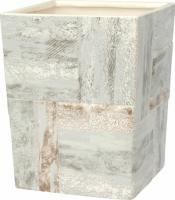 Мусорное ведро Creative Bath Quarry QRY54STN серое, коричневое, 5 л