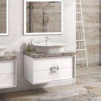 Мебель для ванной Kerama Marazzi Canaletto 80 со столешницей, белая