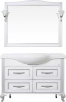 Мебель для ванной ValenHouse Эллина 120 патина серебро