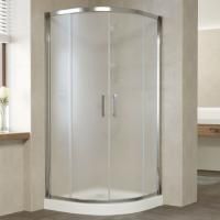 Душевой уголок Vegas Glass ZS 100 08 10 профиль глянцевый хром, стекло сатин