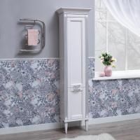 Пенал Aquanet Селена 40 R, белый, серебро