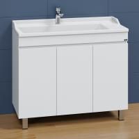 Тумба с раковиной СанТа Марс 100 напольная, 3 дверцы