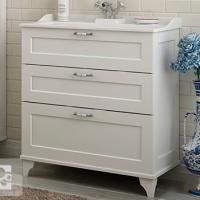 Тумба с раковиной Aquaton Леон 65Н дуб белый