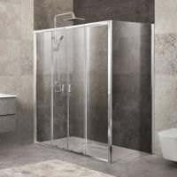 Душевой уголок BelBagno Unique-AH-21-150/180-80-C-Cr