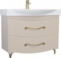 Тумба с раковиной Bellezza Сесилия 105 подвесная, капучино