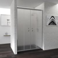 Душевая дверь в нишу RGW Passage PA-11 (1400-1440)x1950 профиль хром, стекло матовое