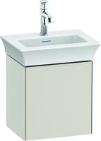 Тумба с раковиной Duravit White Tulip 45 скандинавский белый шелковисто-матовый