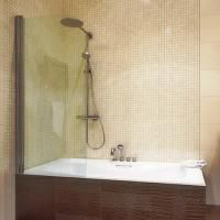 Шторка на ванну GuteWetter Lux Pearl GV-601 левая 60 см стекло бесцветное, профиль хром