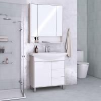 Мебель для ванной Aquaton Рико 80 белая, ясень фабрик