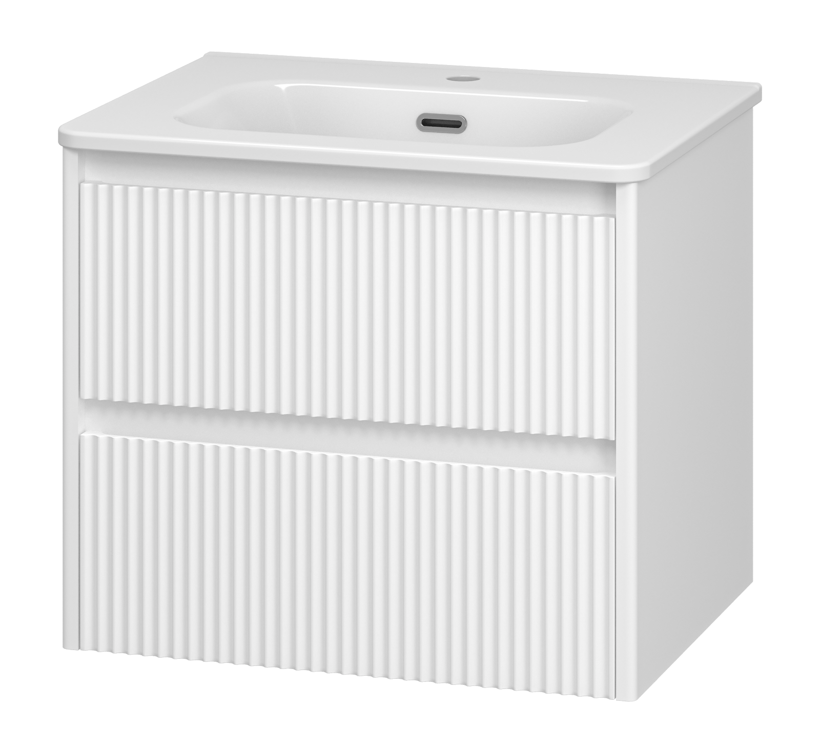 Тумба с раковиной Brevita Riva 60 подвесная