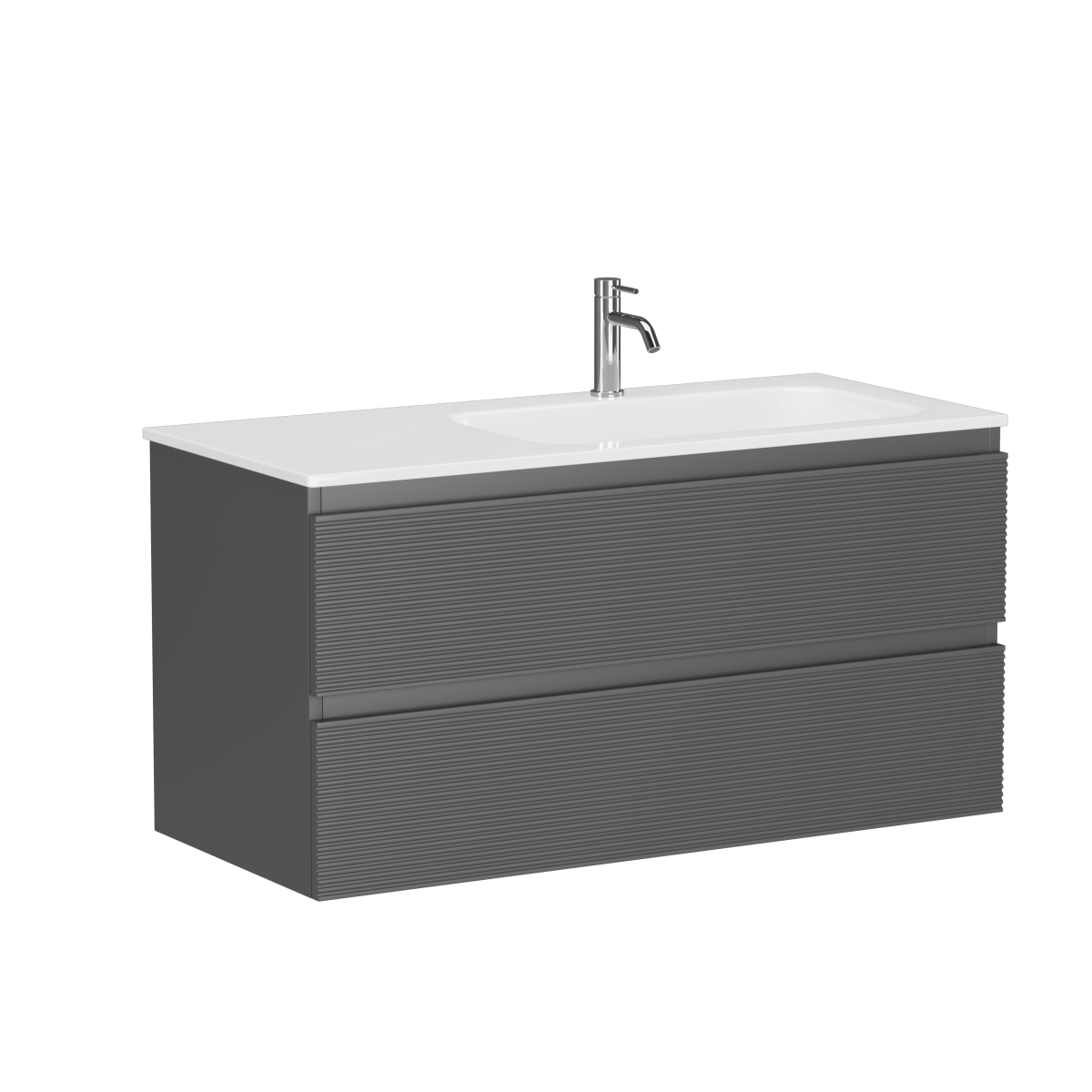 Тумба с раковиной Sancos Folk 120 R grey soft