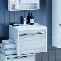 Тумба с раковиной Aquaton Капри 60 бетон пайн