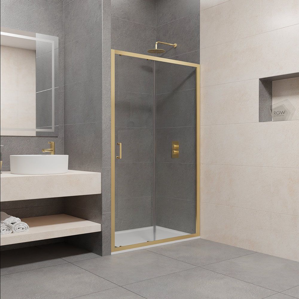 Душевая дверь в нишу RGW Passage PA-14Gb 1800x1950 профиль золото