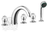 Смеситель на борт ванны Migliore Axo Swarovski ML.AXO-680F Cr