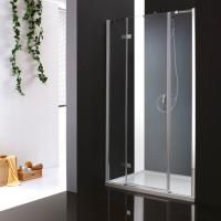 Душевая дверь в нишу Cezares Bergamo-B-13-60+60/30-C-Cr-L