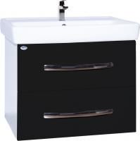 Тумба с раковиной Bellezza Рокко 70 подвесная, черная