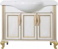 Тумба с раковиной ValenHouse Эллина 105 патина золото