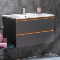 Тумба с раковиной Armadi Art Capolda 85 антрацит