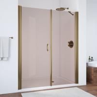 Душевая дверь в нишу Vegas Glass EP-F-2 185 05 05 L профиль бронза, стекло бронза