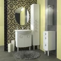 Мебель для ванной Triton Лира 65, 2 двери, белая