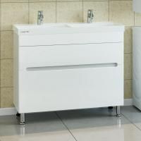 Тумба с раковиной СанТа Лондон 100/2 напольная