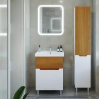 Мебель для ванной Sanstar Valencia 60, напольная, орех ноче эко, белый