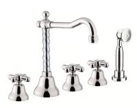 Смеситель на борт ванны Fiore Margot 26CR0607, хром