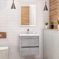 Мебель для ванной Art&Max Family 50, подвесная, Cemento Veneto