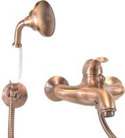 Смеситель для ванны Webert Aurora AU850101060 медь