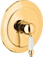 Смеситель для душа Webert Dorian DO880101010 с внутренней частью, золото
