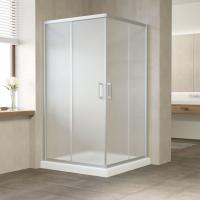 Душевой уголок Vegas Glass ZA 120 07 10 профиль матовый хром, стекло сатин